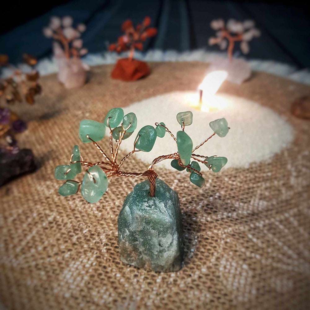 Lumizen adventurine crystal tree