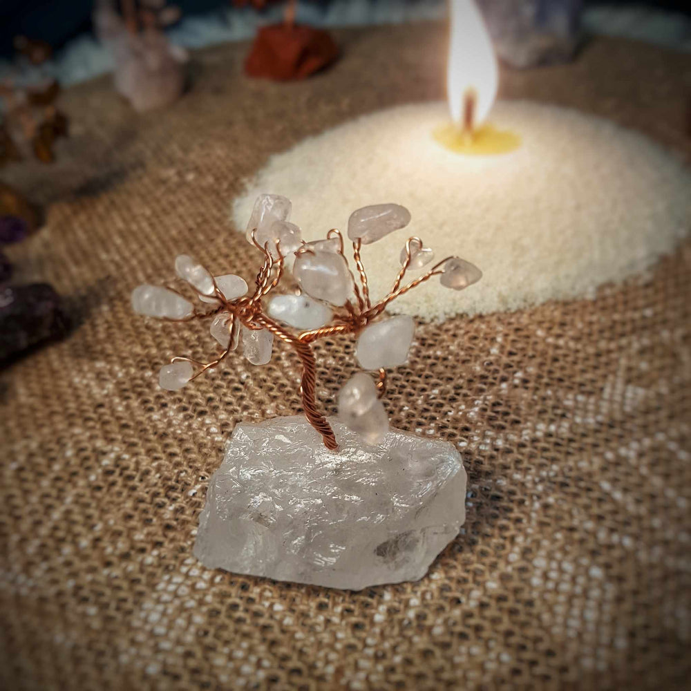 Lumizen quartz crystal tree