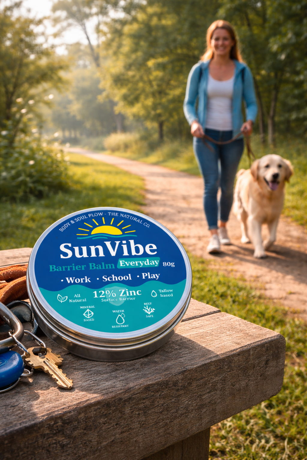 SunVibe Barrier Balm Everyday – 12% Zinc Daily Barrier Balm