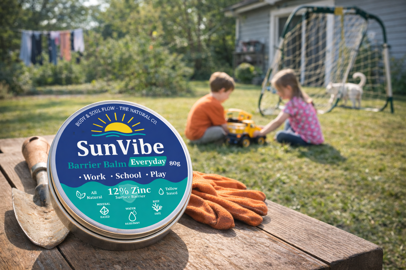 SunVibe Barrier Balm Everyday – 12% Zinc Daily Barrier Balm