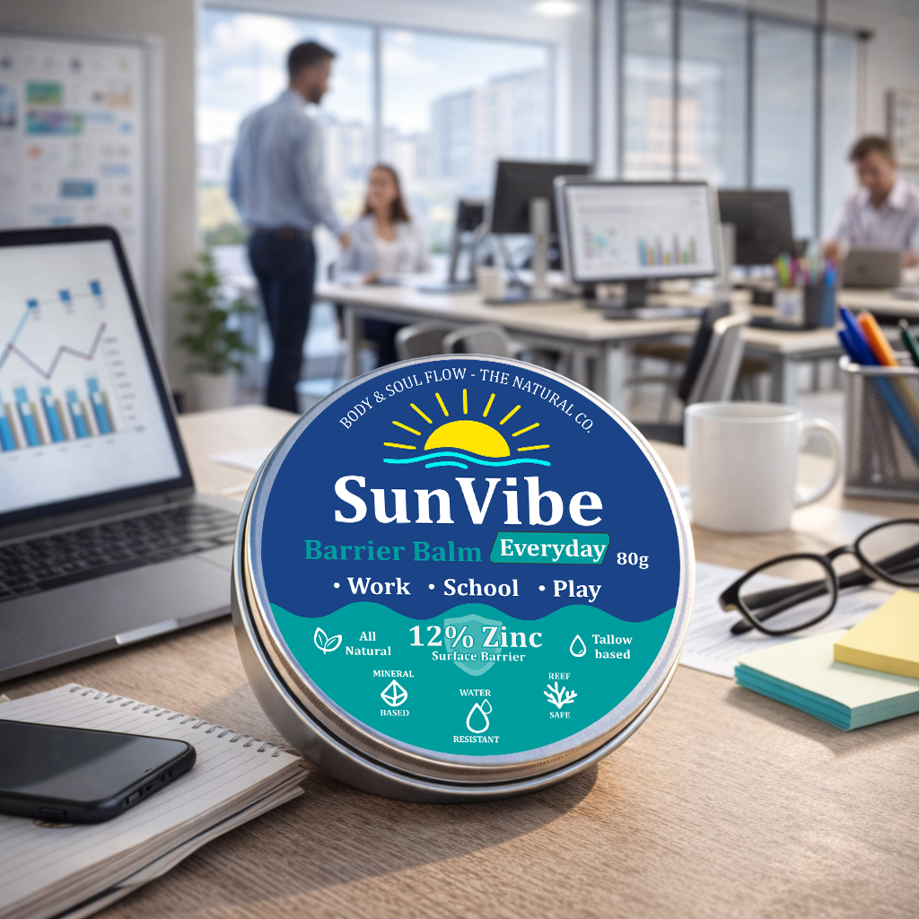 SunVibe Barrier Balm Everyday – 12% Zinc Daily Barrier Balm