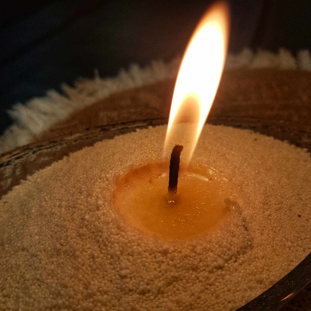 Nude Lumizen Candle Sand burning